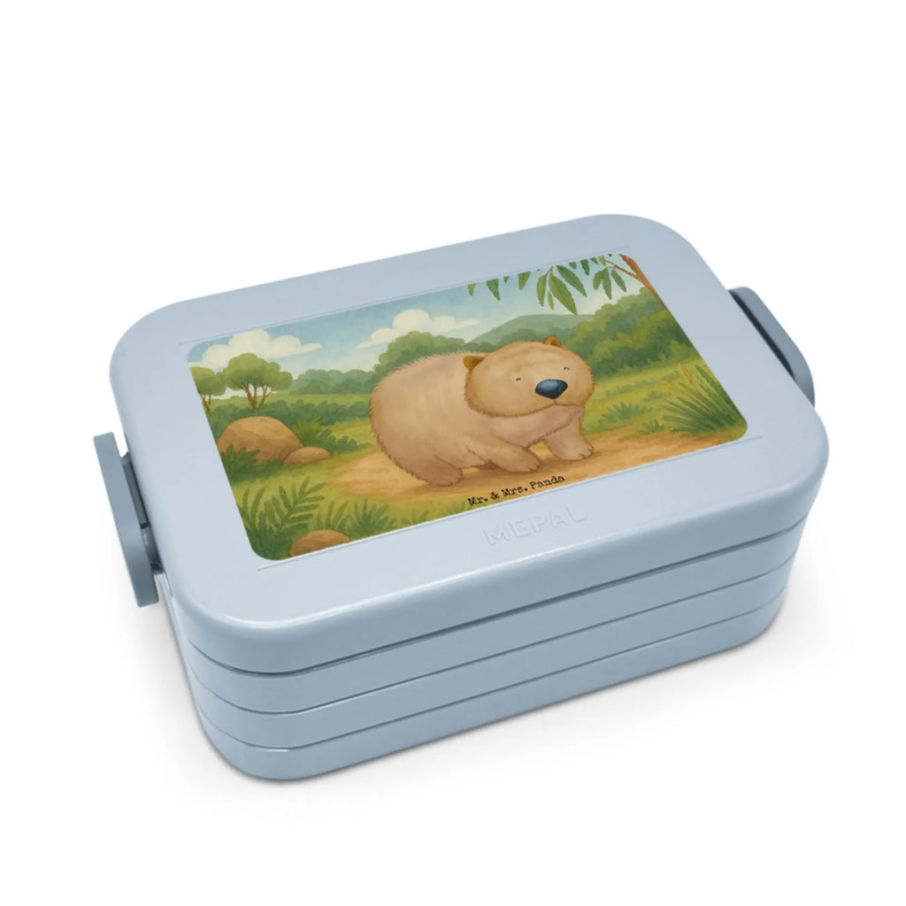 MEPAL Bentobox Wombat Design Brotdose, Lunchbox, Bentobox, Tiermotive, Gute Laune, lustige Sprüche, Tiere, Australien, Das Leben ist schön, Motivation, Spruch, Wombat
