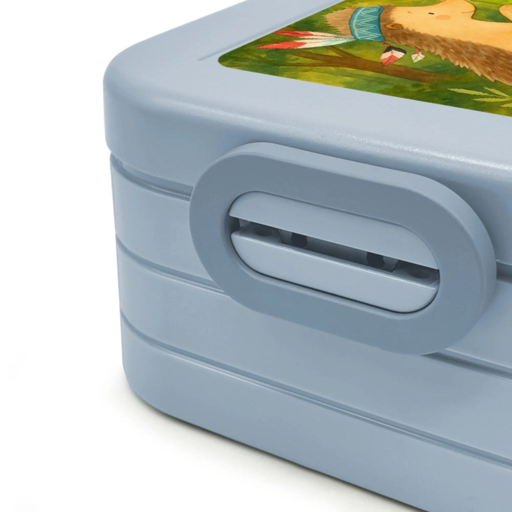 MEPAL Bentobox Igel Federschmuck Design Brotdose, Bentobox, Lunchbox, Waldtiere, Tiere, Lagerfeuer, Indianer, Camping, Igel, Abenteuer