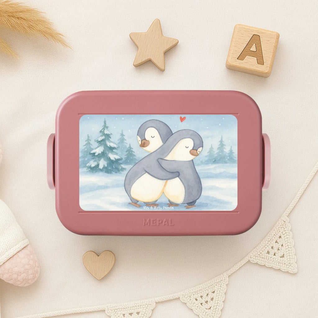 MEPAL Bentobox Pinguine Kuscheln Design Bentobox, Brotdose, Lunchbox, Liebe, Partner, Freund, Freundin, Ehemann, Ehefrau, Heiraten, Verlobung, Heiratsantrag, Liebesgeschenk, Jahrestag, Hocheitstag, Geschenk für Freundin, für Männer, Valentinstag, Liebesbeweis, für Ehemann, Hochzeitstag, Geschenk für Frauen, Mitbringsel, Geschenk für Partner