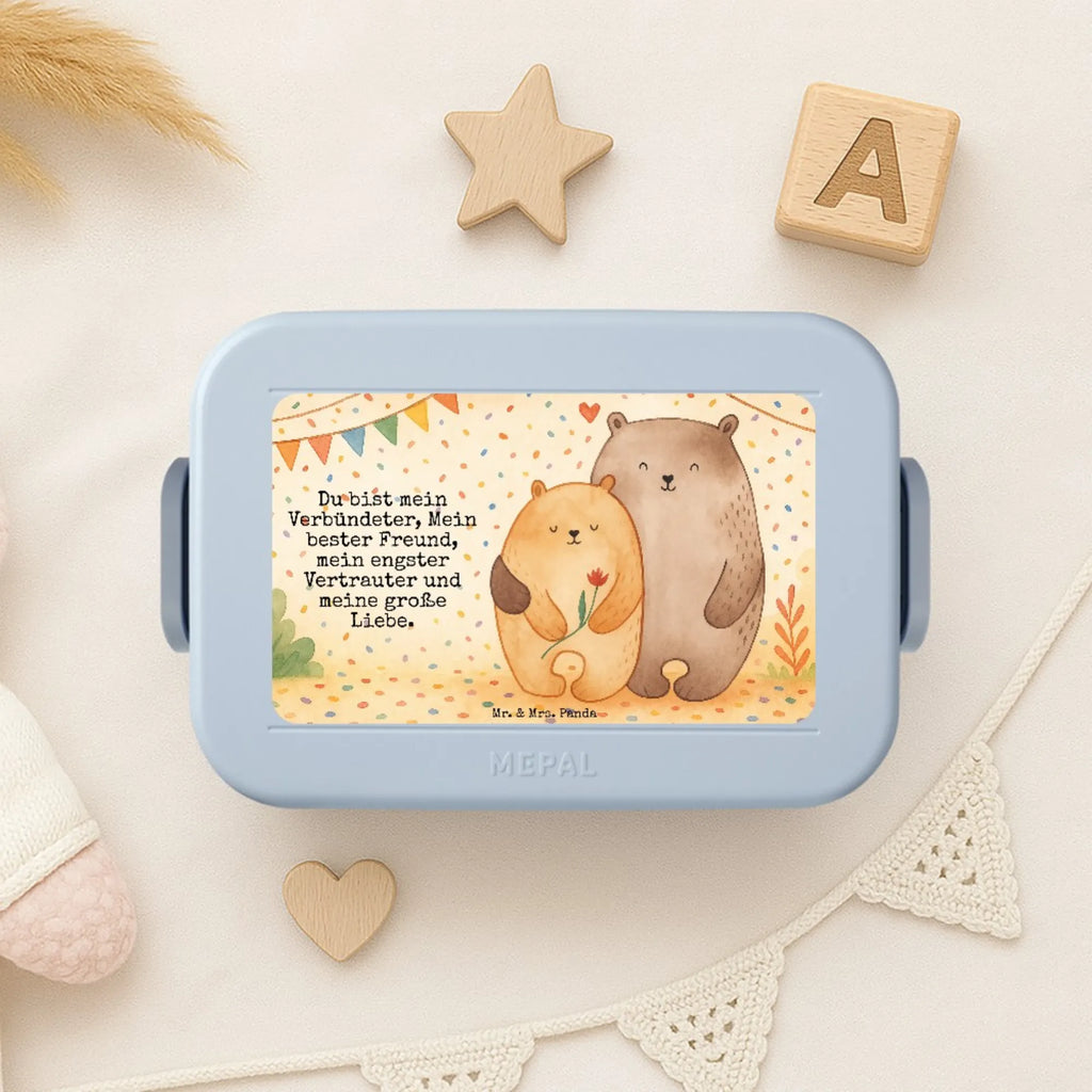 MEPAL Bentobox Bären Liebe Design Bentobox, Lunchbox, Brotdose, Liebe, Partner, Freund, Freundin, Ehemann, Ehefrau, Heiraten, Verlobung, Heiratsantrag, Liebesgeschenk, Jahrestag, Hocheitstag, Hochzeitstag, Geschenk Freund, Verliebt, Liebesbeweis, Bären, Geschenk Hochzeit, Verheiratet, Geschenk Freundin, Bärchen, Verlobt, Bär