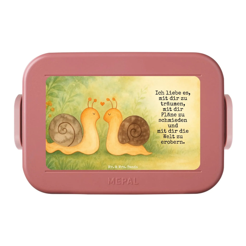 MEPAL Bentobox Schnecken Liebe Design Lunchbox, Brotdose, Bentobox, Liebe, Partner, Freund, Freundin, Ehemann, Ehefrau, Heiraten, Verlobung, Heiratsantrag, Liebesgeschenk, Jahrestag, Hocheitstag