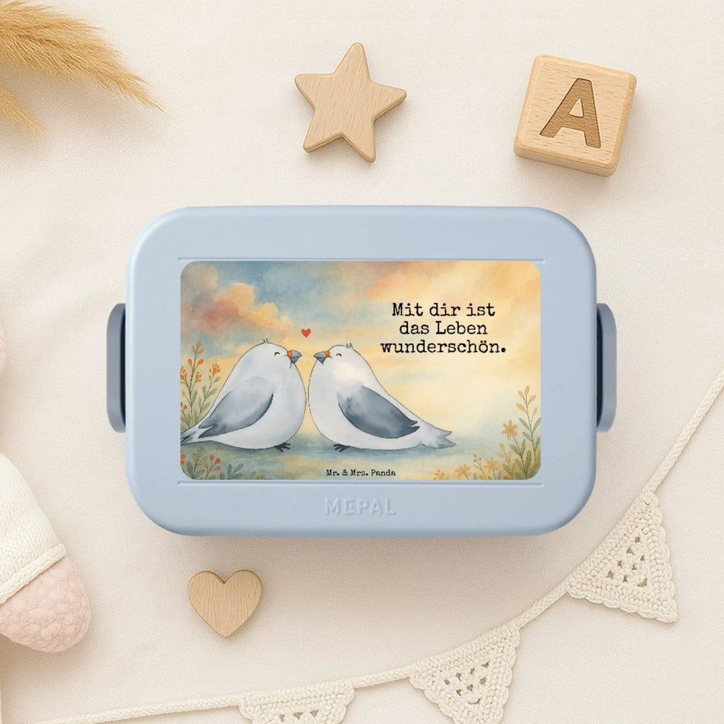 MEPAL Bentobox Turteltauben Liebe Design Brotdose, Bentobox, Lunchbox, Liebe, Partner, Freund, Freundin, Ehemann, Ehefrau, Heiraten, Verlobung, Heiratsantrag, Liebesgeschenk, Jahrestag, Hocheitstag, Verheiratet, Verliebt, Liebesbeweis, Hochzeitstag, Tauben, Turteltauben, Geschenk Freundin, Geschenk Hochzeit, Geschenk Freund, Turteltäubchen, Verlobt
