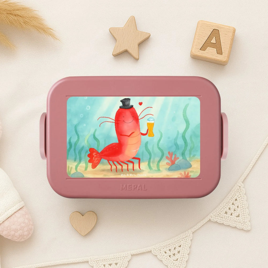 MEPAL Bentobox Hummer Weizen Design Lunchbox, Brotdose, Bentobox, Meerestiere, Meer, Urlaub, Garnelen, Bierliebhaber, Junggeselle, Junggesellin, Kneipe, Gasthaus, Kochen, Männerhaushalt, Garnele, Wirtschaft, Bier