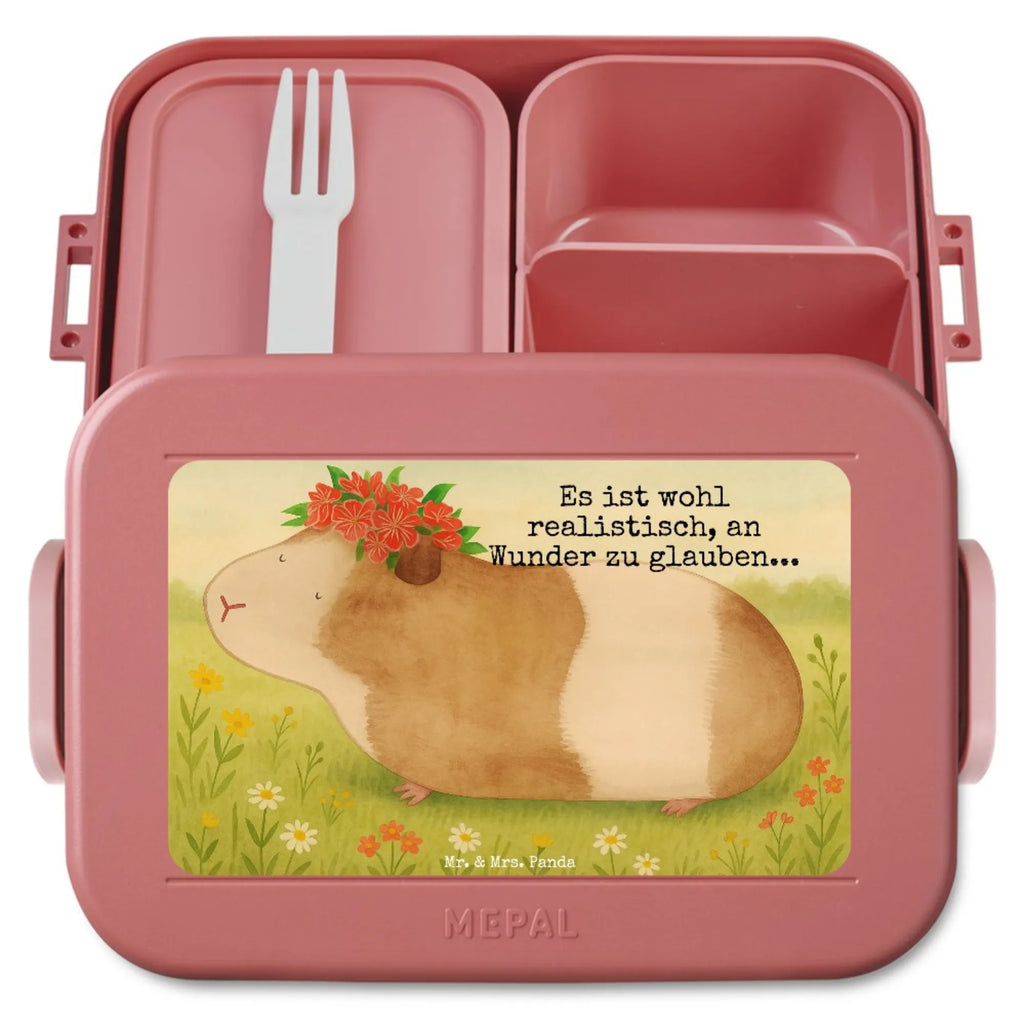 MEPAL Bentobox Meerschweinchen Weisheit Design Bentobox, Brotdose, Lunchbox, Tiermotive, Gute Laune, lustige Sprüche, Tiere, Meerie, Realität, Meeries, Motivation, Wunder, Meerschweinchen, Weisheit, Blumenkind, Wunderland, Spruch