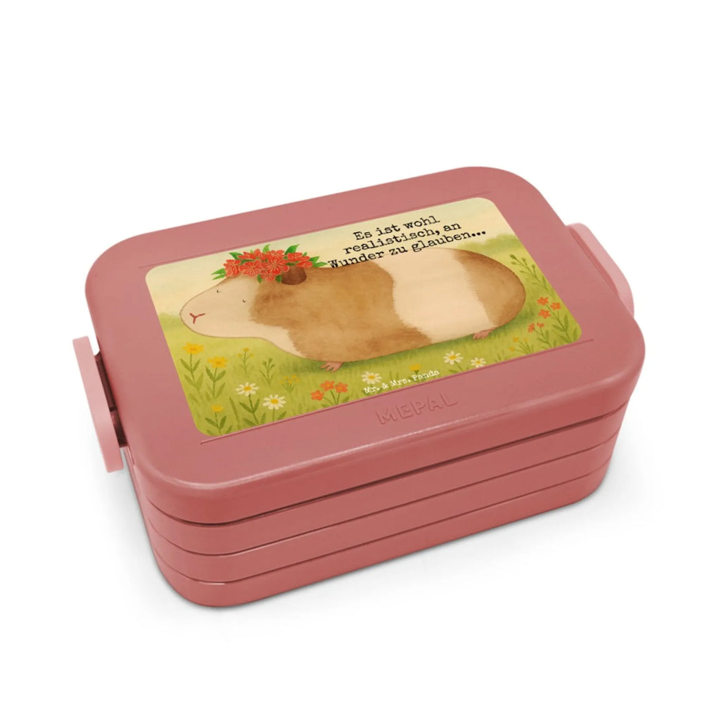 MEPAL Bentobox Meerschweinchen Weisheit Design Bentobox, Brotdose, Lunchbox, Tiermotive, Gute Laune, lustige Sprüche, Tiere, Meerie, Realität, Meeries, Motivation, Wunder, Meerschweinchen, Weisheit, Blumenkind, Wunderland, Spruch