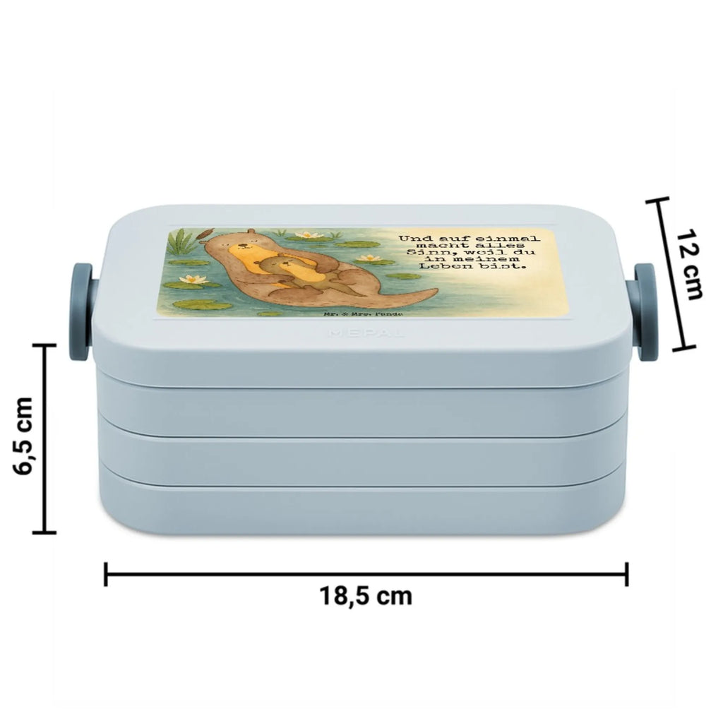 MEPAL Bentobox Otter Kind Design Brotdose, Bentobox, Lunchbox, Otter, Fischotter, Seeotter, Otter Seeotter See Otter