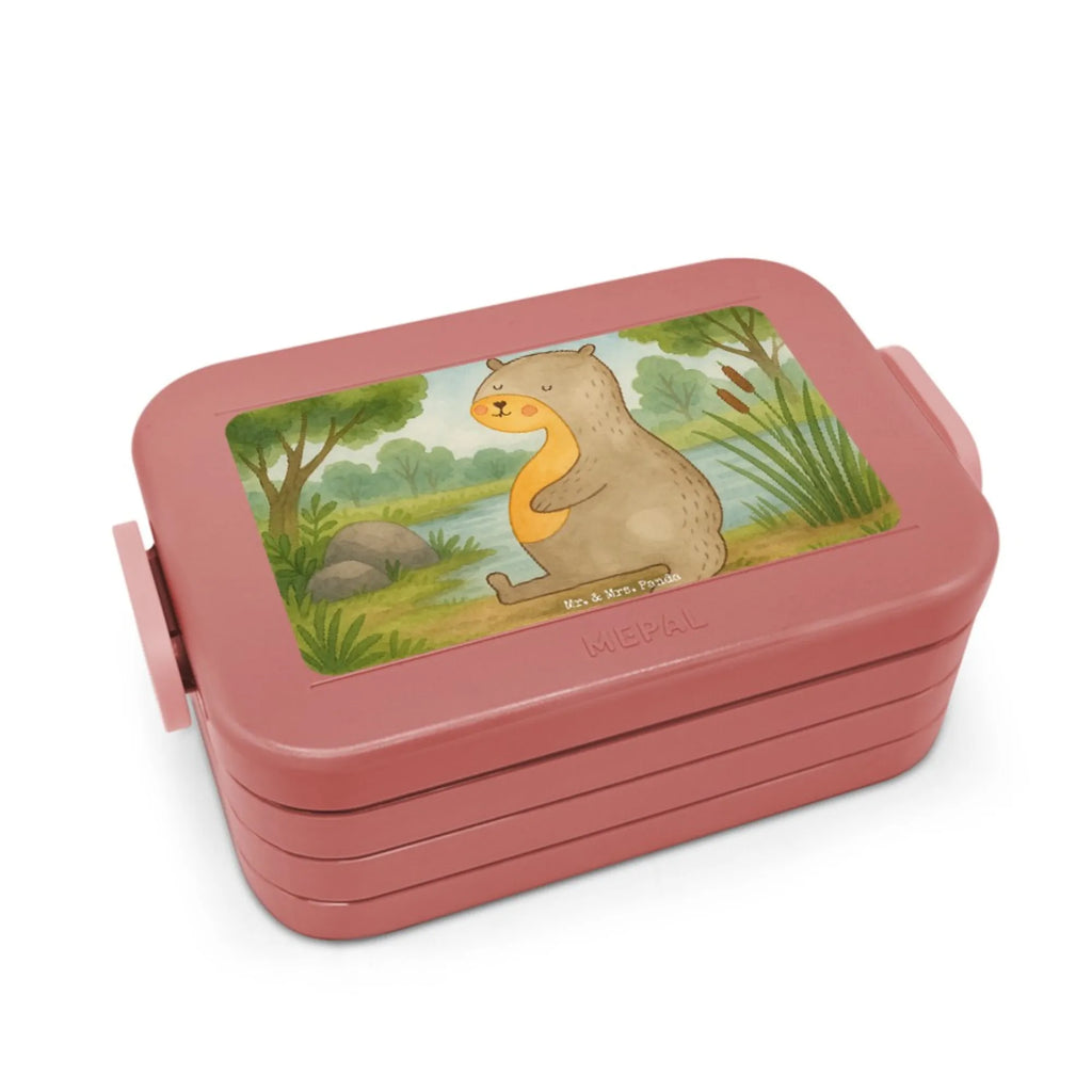 MEPAL Bentobox Otter Bauch Design Lunchbox, Bentobox, Brotdose, Otter, Fischotter, Seeotter, Otter Seeotter See Otter