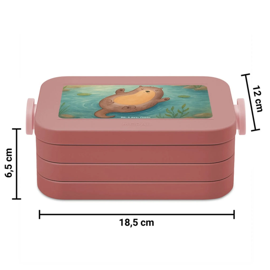 MEPAL Bentobox Otter Umarmen Design Bentobox, Brotdose, Lunchbox, Otter, Fischotter, Seeotter, Otter Seeotter See Otter