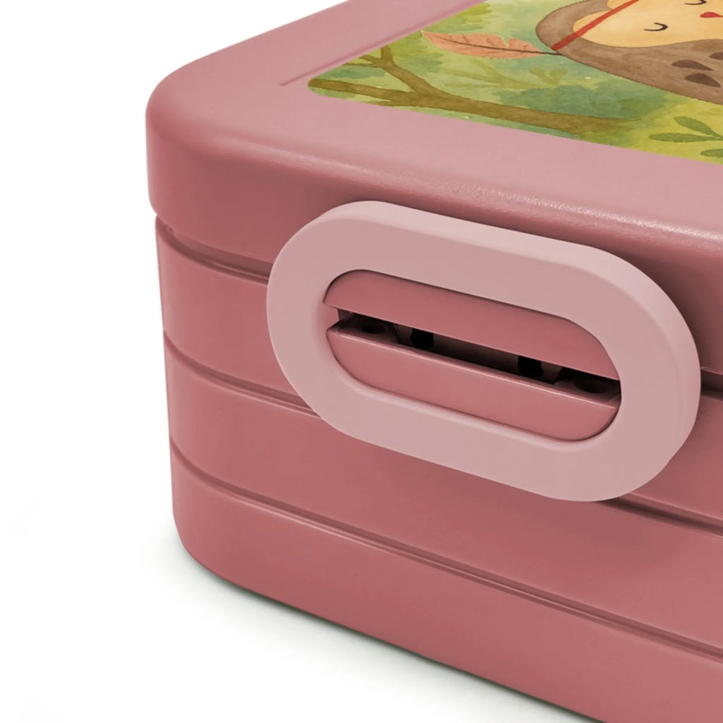 MEPAL Bentobox Eule Federschmuck Design Bentobox, Lunchbox, Brotdose, Eule, Reisespruch, Das Leben ist ein Abenteuer, Owl, Eule Deko, Dekoration, Federschmuck