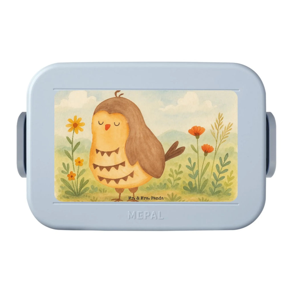 MEPAL Bentobox Eule Zufrieden Design Bentobox, Brotdose, Lunchbox, Eule, Romantisch, Spruch schön, Geschenk Hochzeitstag, Eule deko, Owl, Eule Spruch, Wortspiel lustig, Liebe Spruch