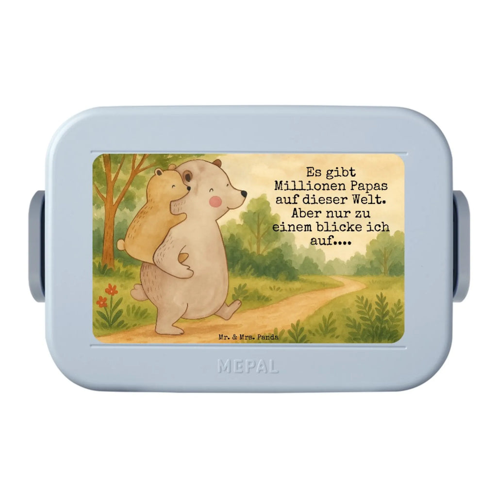 MEPAL Bentobox Papa Bär Design Lunchbox, Brotdose, Bentobox, Familie, Vatertag, Muttertag, Bruder, Schwester, Mama, Papa, Oma, Opa, Onkel, Papi, Geburtstag, Vati, Vater, Geschenk