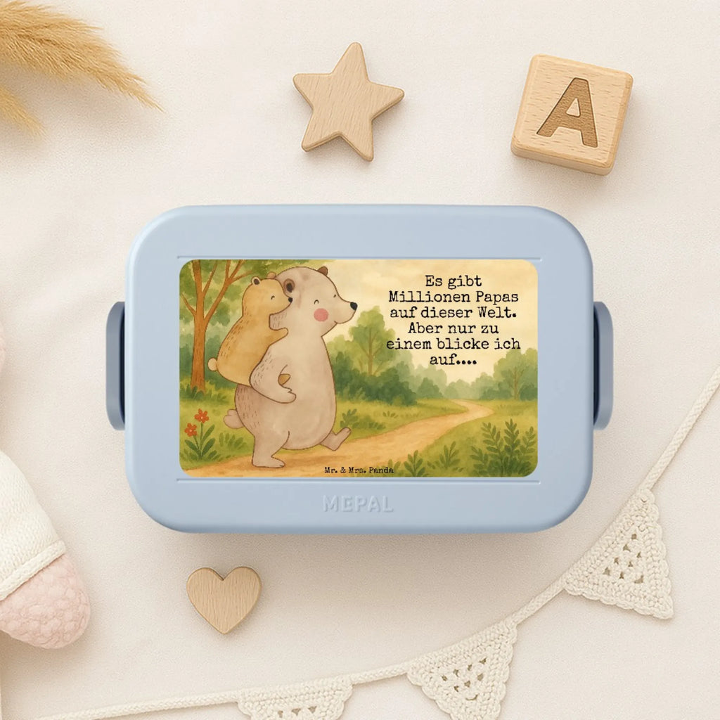 MEPAL Bentobox Papa Bär Design Lunchbox, Brotdose, Bentobox, Familie, Vatertag, Muttertag, Bruder, Schwester, Mama, Papa, Oma, Opa, Onkel, Papi, Geburtstag, Vati, Vater, Geschenk