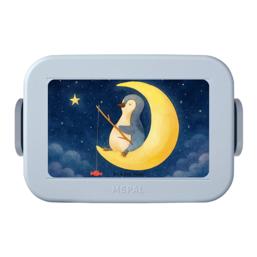 MEPAL Bentobox Pinguin Mond Design Bentobox, Lunchbox, Brotdose, Pinguin, Schlafstörungen, Nachtruhe, Pinguine, schlafen, Schlafzimmer, Spruch, Einschlafen, Gästezimmer