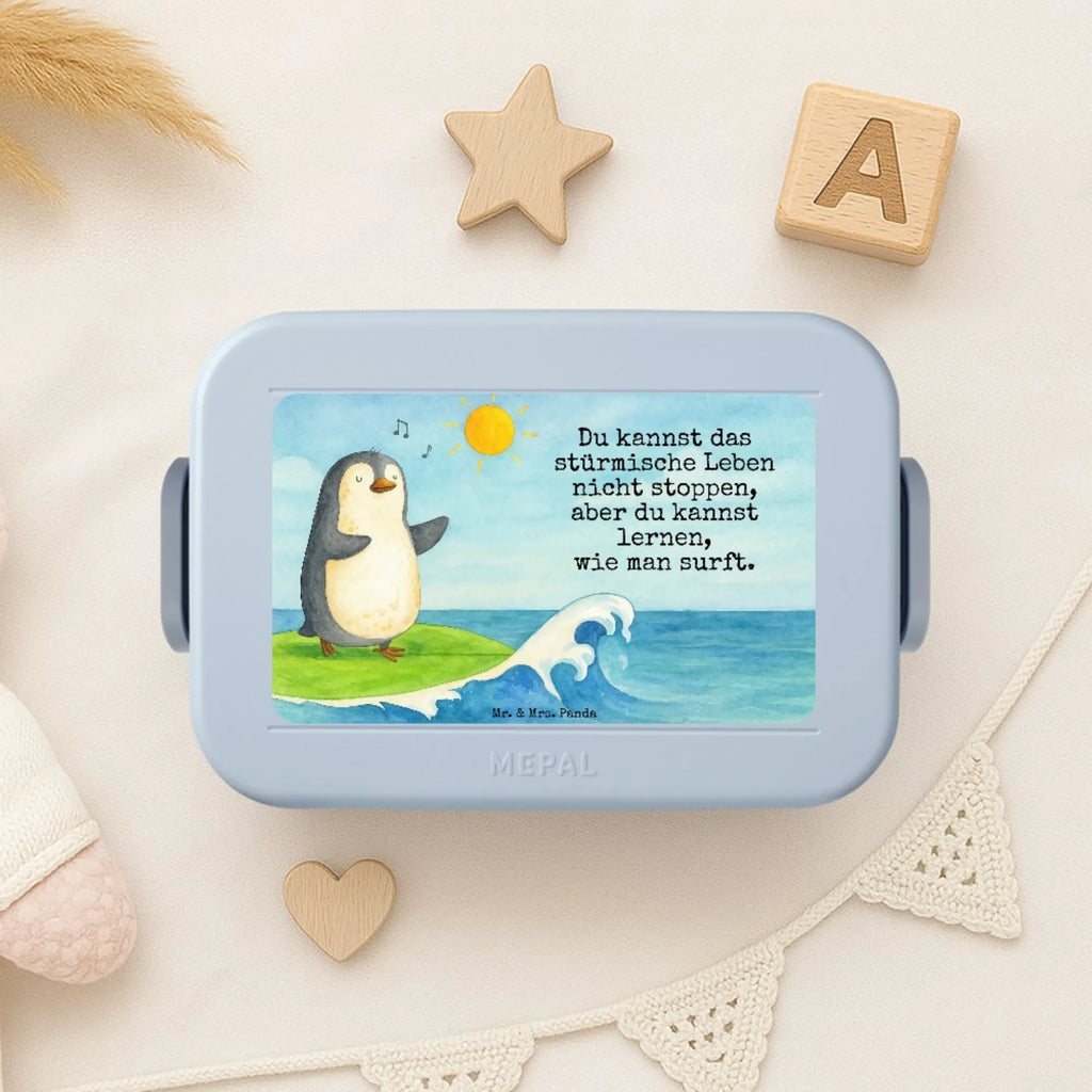 MEPAL Bentobox Pinguin Surfer Design Bentobox, Lunchbox, Brotdose, Pinguin, Portugal, Wellen, surfen, Surfer, Urlaub, Pinguine, Hawaii, Wellen reiten