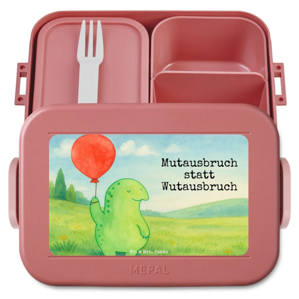 MEPAL Bentobox Schildkröte Luftballon Design Brotdose, Bentobox, Lunchbox, Schildkröte, Motivation, Mutausbruch, Motivationsspruch, Schildkröten