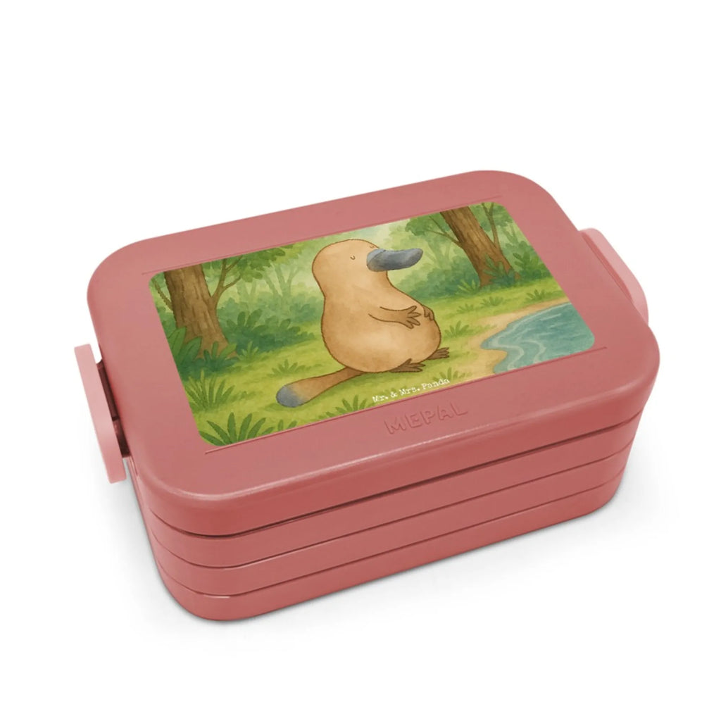 MEPAL Bentobox Schnabeltier Mut Design Brotdose, Bentobox, Lunchbox, Meerestiere, Meer, Urlaub, Schnabeltiere, Weltreise, Neustart, Büro, Neuanfang, Schnabeltier, Raodtrip, Arbeit, Motivation, mutig, Lebensweisheit, Mut, Training