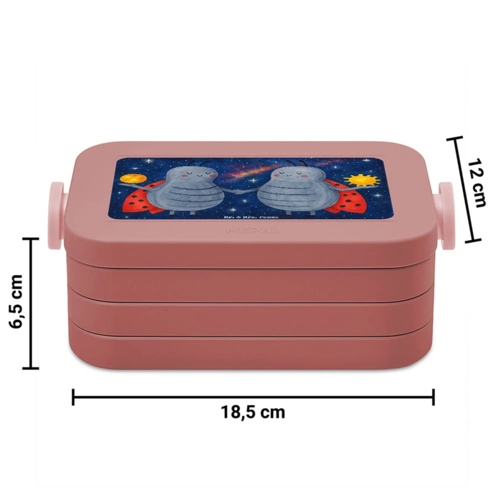 MEPAL Bentobox Sternzeichen Zwilling Design Lunchbox, Bentobox, Brotdose, Tierkreiszeichen, Sternzeichen, Horoskop, Astrologie, Aszendent, Geschenk Juni, Geburtstag Mai, Glückskäfer, Zwillinge, Zwilling Sternzeichen, Zwillingsbruder, Marienkäfer, Zwilling Geschenk, Geschenk Mai, Zwillingsschwester