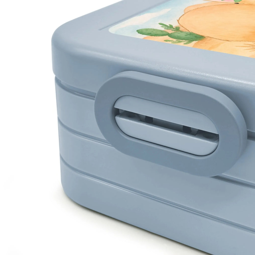 MEPAL Bentobox Wüstenfuchs Blumen Design Lunchbox, Brotdose, Bentobox, Afrika, Wildtiere, Blumen, Blumenkranz, Glücklich, Wüstenfuchs, Wüste