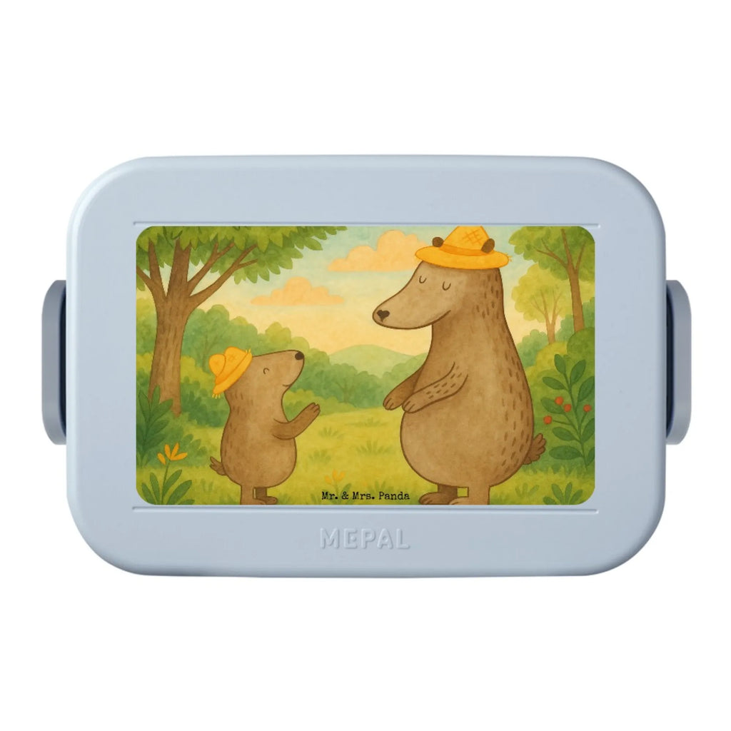 MEPAL Bentobox Bären mit Hut Design Bentobox, Brotdose, Lunchbox, Familie, Vatertag, Muttertag, Bruder, Schwester, Mama, Papa, Oma, Opa, Daddy, Vorbild, Papi, Family, Vater-Sohn, Kinder, Lieblingsmensch, Bären, Kind, Paps, Vater, Dad, Sohn, Bär, Söhne
