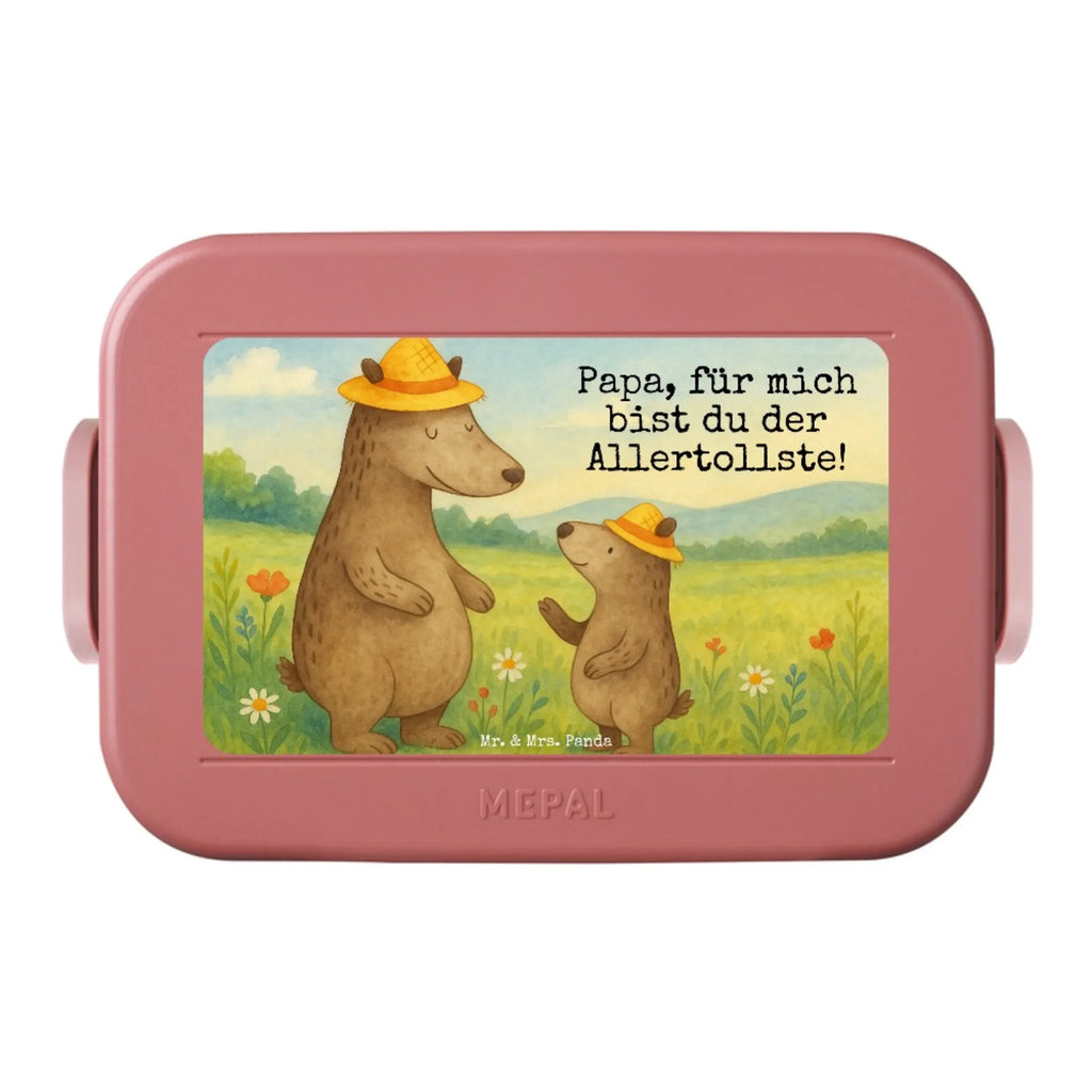 MEPAL Bentobox Bären mit Hut Design Bentobox, Brotdose, Lunchbox, Familie, Vatertag, Muttertag, Bruder, Schwester, Mama, Papa, Oma, Opa, Daddy, Vorbild, Papi, Family, Vater-Sohn, Kinder, Lieblingsmensch, Bären, Kind, Paps, Vater, Dad, Sohn, Bär, Söhne