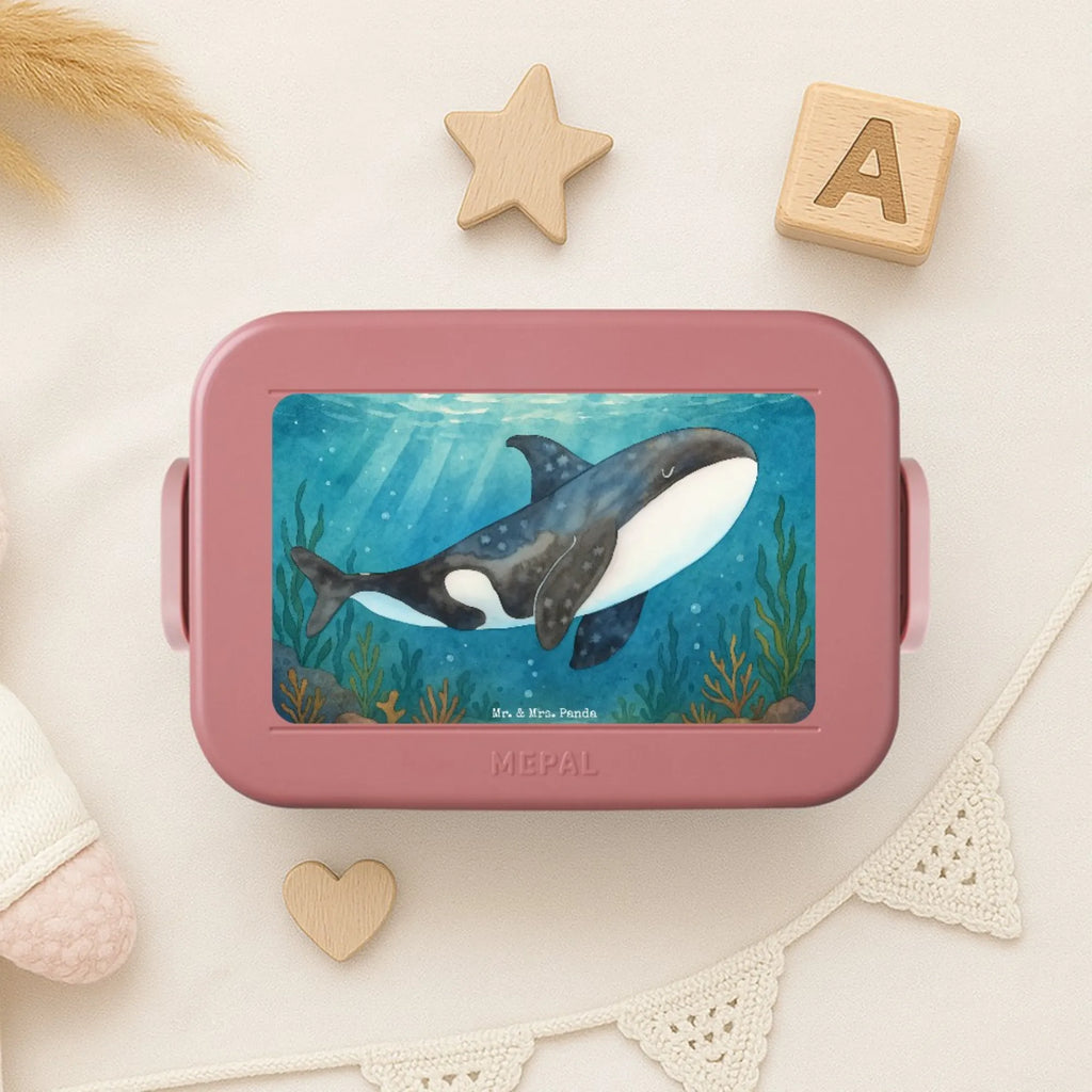 MEPAL Bentobox Orca Design Brotdose, Lunchbox, Bentobox, Meerestiere, Meer, Urlaub, Killerwal, Startup, Möglichkeiten, Büro, Arbeit, Motivation, Wal, Orca, Selbstliebe, Neustart, Orcas