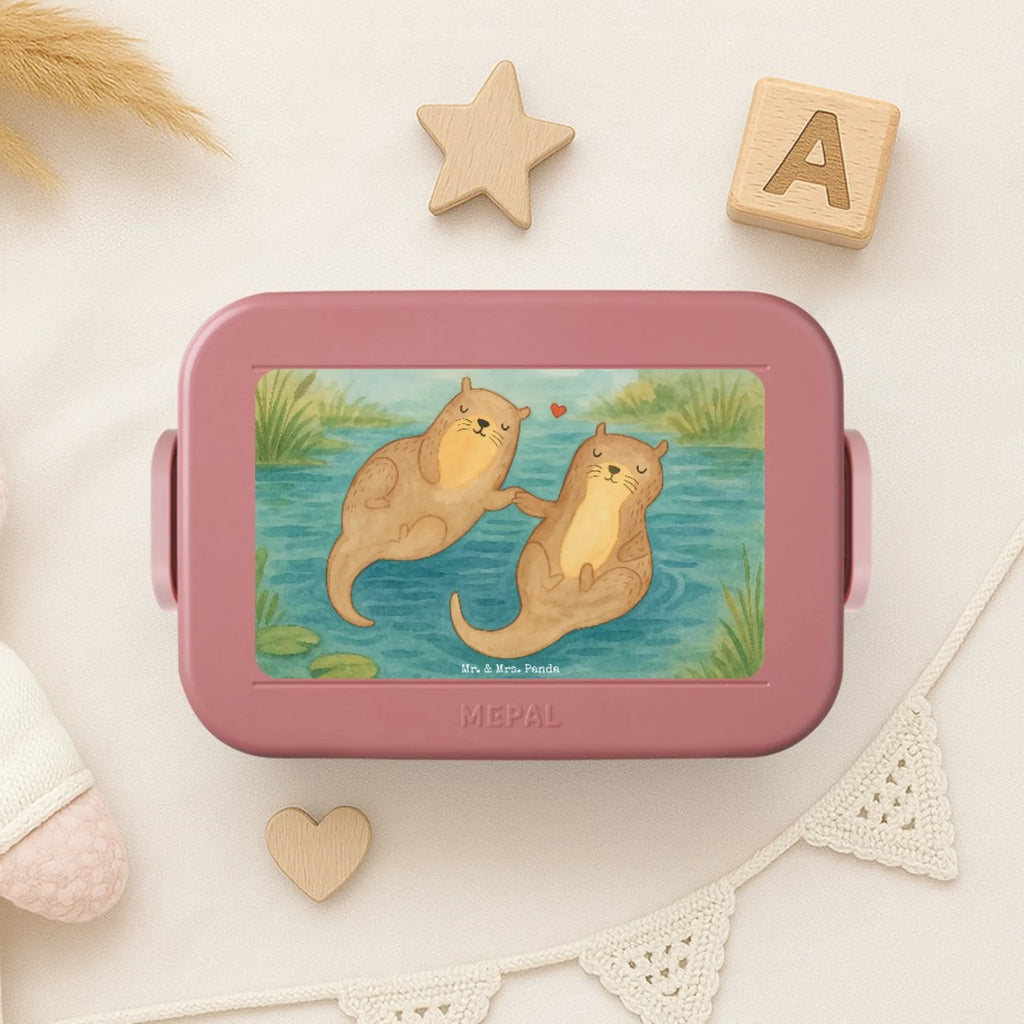 MEPAL Bentobox Otter Hände halten Design Brotdose, Lunchbox, Bentobox, Otter, Fischotter, Seeotter, Otter Seeotter See Otter