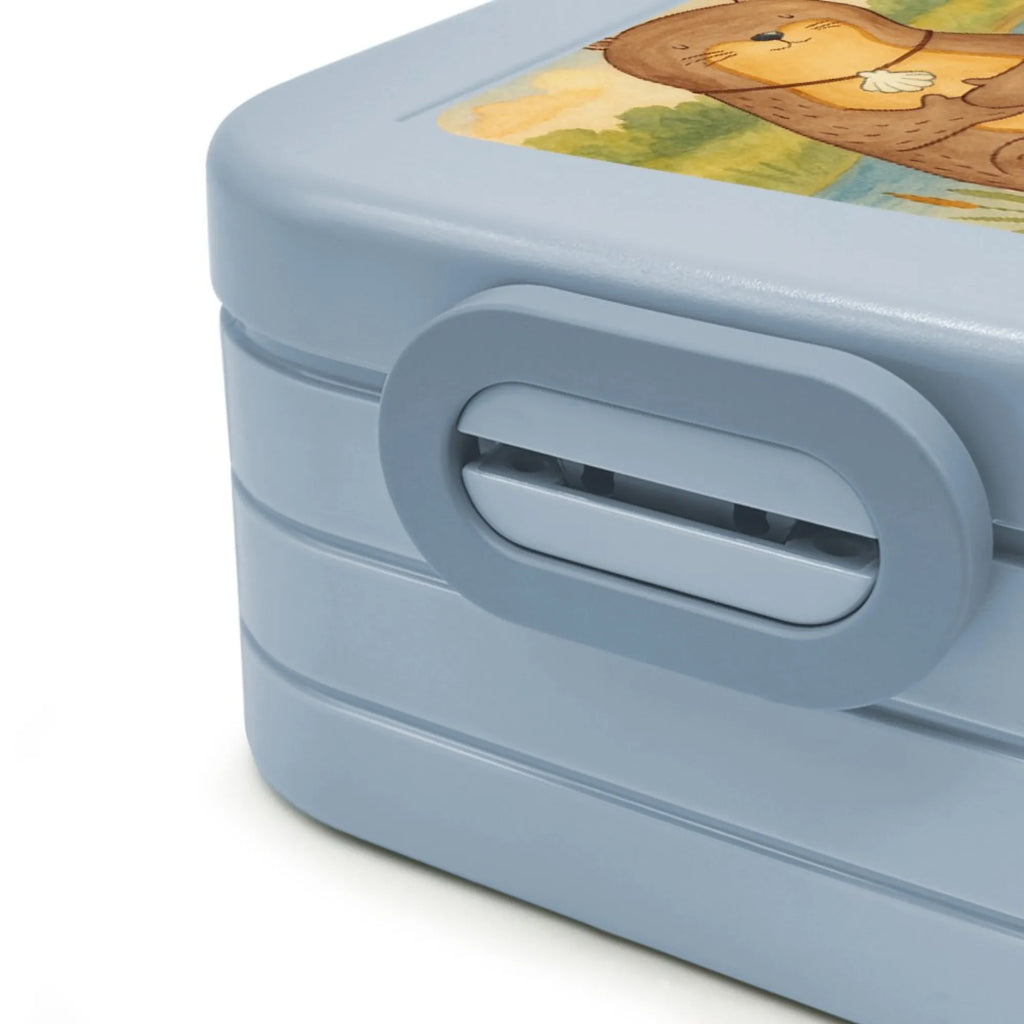 MEPAL Bentobox Otter Muschel Design Bentobox, Brotdose, Lunchbox, Otter, Fischotter, Seeotter, Otterliebe, Büro, Tagträumen, träumen, Motivation, grübeln