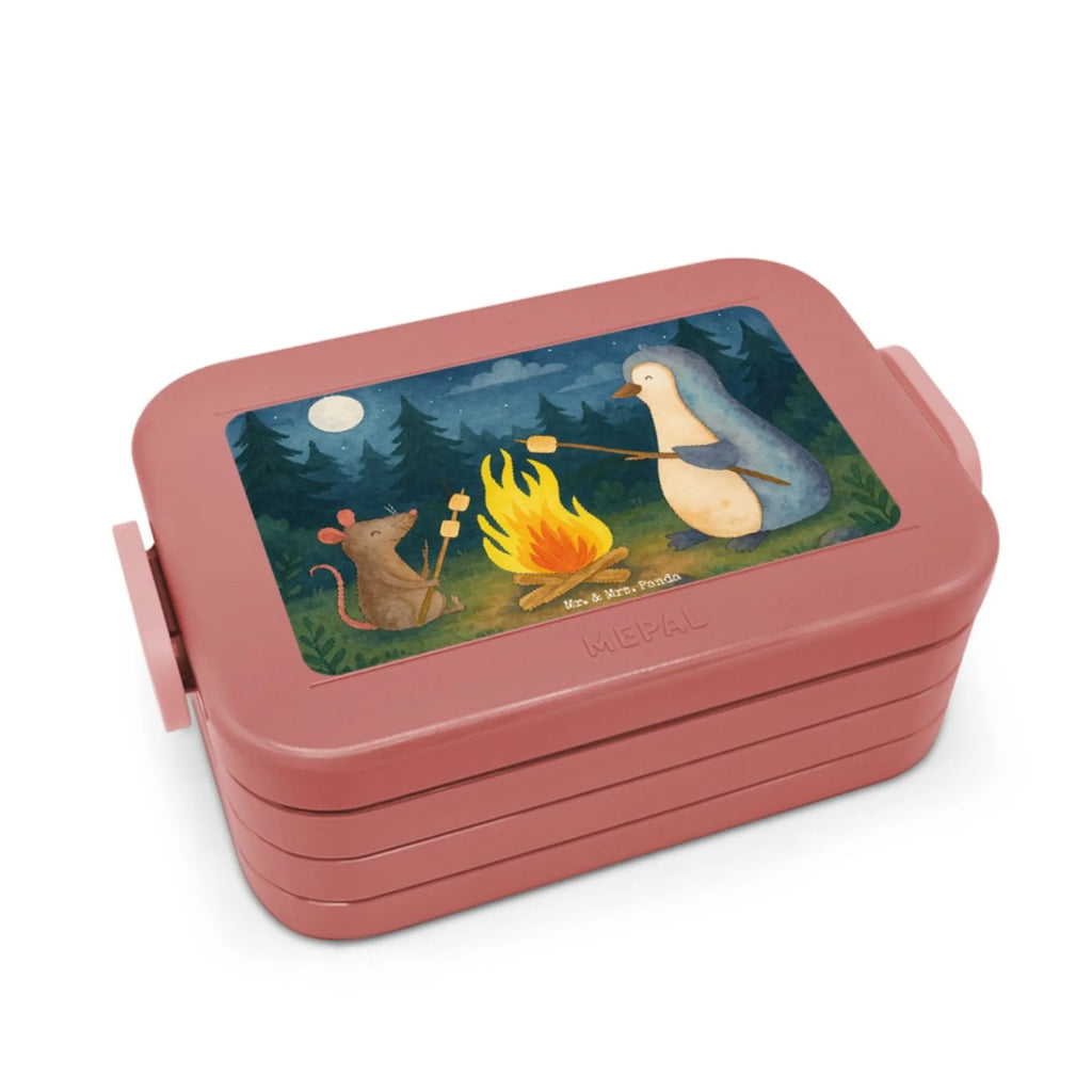MEPAL Bentobox Pinguin Lagerfeuer Design Brotdose, Bentobox, Lunchbox, Pinguin, Lagerfeuer, Motivation, Leben, Maus, Lebensspruch, Büroalltag, Marshmallows, grillen, Neustart, Büro, Pinguine, Feuer, Liebe, Job, Arbeit, Lebensmotivation
