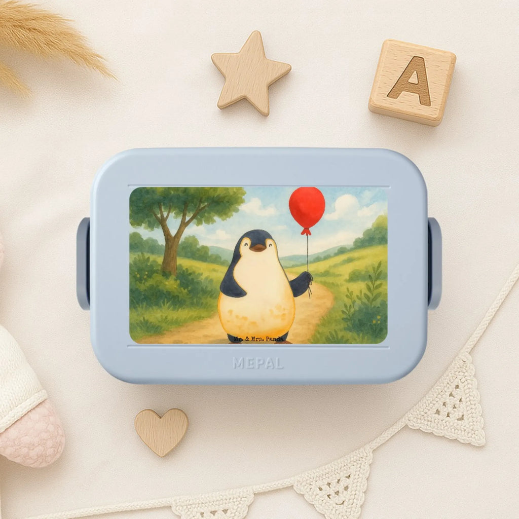 MEPAL Bentobox Pinguin Luftballon Design Bentobox, Brotdose, Lunchbox, Pinguin, Motivation, neues Leben, Geschenkidee, Glück, Lebenslust, Luftballon, Geschenk Freundin, Tagträume, Neustart, Pinguine, Liebe, beste Freundin