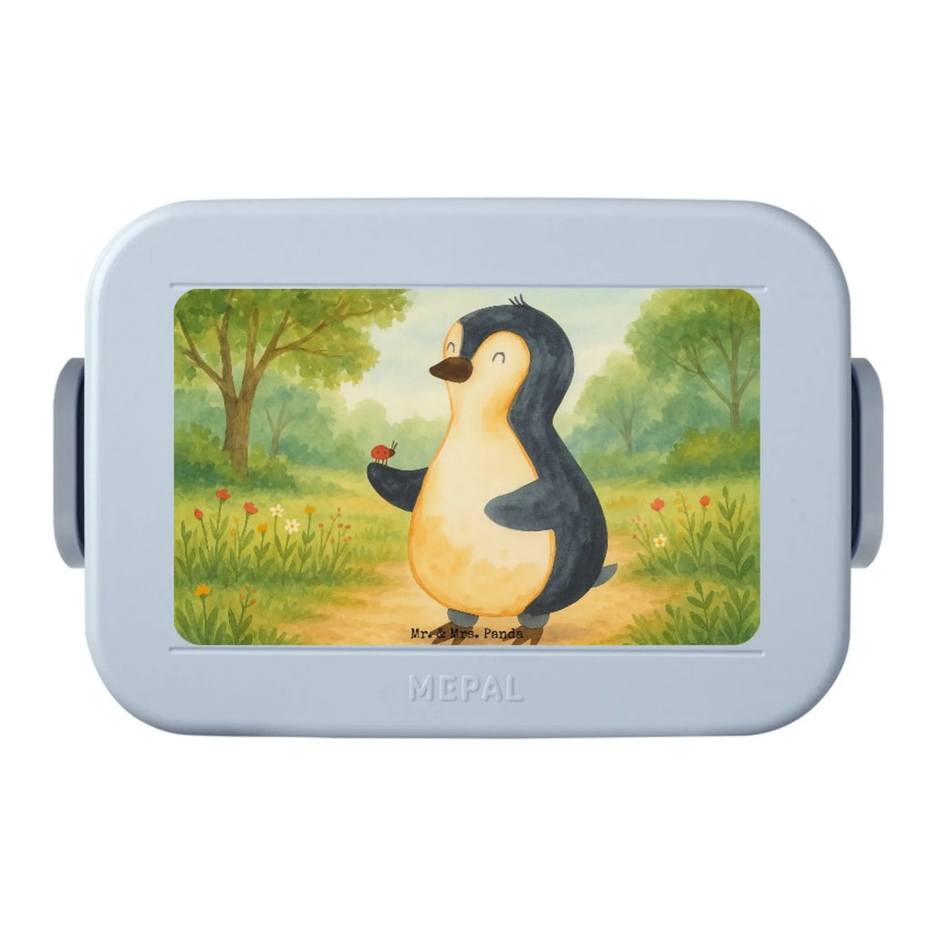 MEPAL Bentobox Pinguin Marienkäfer Design Lunchbox, Bentobox, Brotdose, Pinguin, Lebensfreude, Liebe, Wunder, Freude, Pinguine, Marienkäfer, Glück