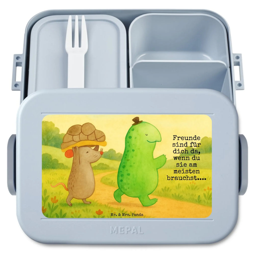 MEPAL Bentobox Schildkröte Maus Design Brotdose, Bentobox, Lunchbox, Schildkröte, Freunde, beste Freundinnen, beste Freunde, Maus, Freundinnen