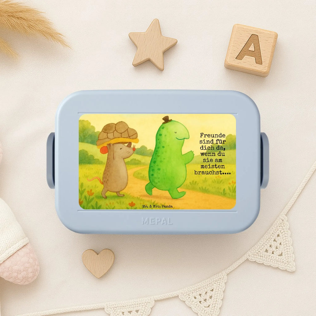 MEPAL Bentobox Schildkröte Maus Design Brotdose, Bentobox, Lunchbox, Schildkröte, Freunde, beste Freundinnen, beste Freunde, Maus, Freundinnen