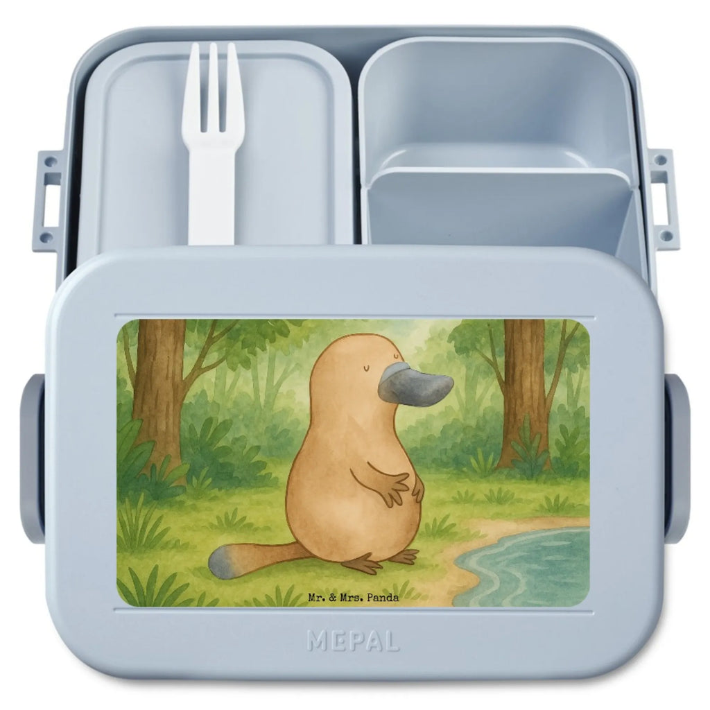 MEPAL Bentobox Schnabeltier Mut Design Brotdose, Bentobox, Lunchbox, Meerestiere, Meer, Urlaub, Schnabeltiere, Weltreise, Neustart, Büro, Neuanfang, Schnabeltier, Raodtrip, Arbeit, Motivation, mutig, Lebensweisheit, Mut, Training