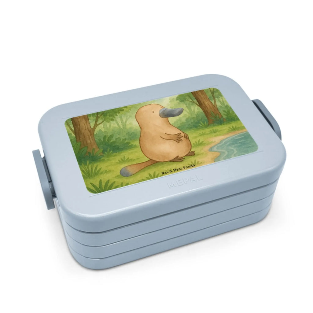 MEPAL Bentobox Schnabeltier Mut Design Brotdose, Bentobox, Lunchbox, Meerestiere, Meer, Urlaub, Schnabeltiere, Weltreise, Neustart, Büro, Neuanfang, Schnabeltier, Raodtrip, Arbeit, Motivation, mutig, Lebensweisheit, Mut, Training