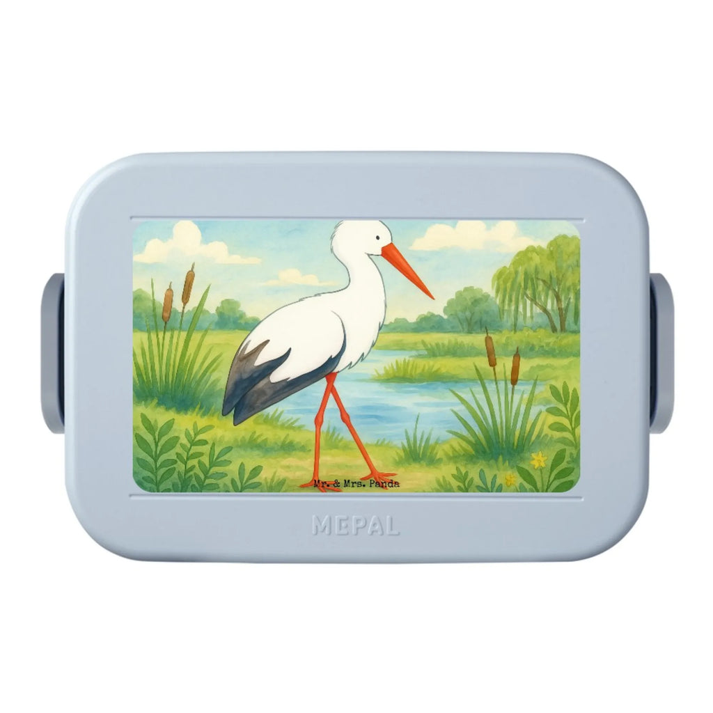 MEPAL Bentobox Storch Design Brotdose, Lunchbox, Bentobox, Tiermotive, Gute Laune, lustige Sprüche, Tiere, Störche, Mutter, Mütter, Baby, Schwangerschaft, Babybauch, Storch, Schwanger, Mutter werden, Geburt