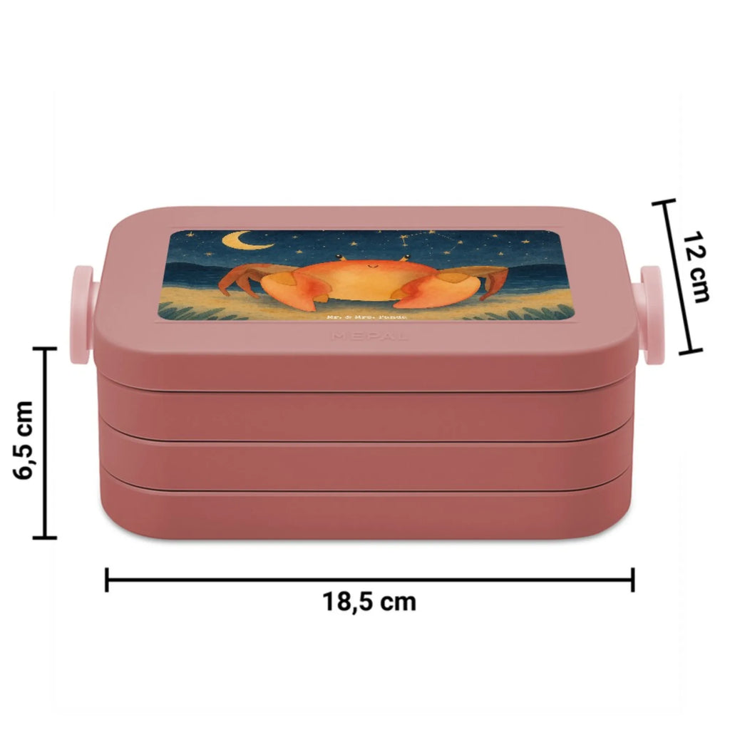 MEPAL Bentobox Sternzeichen Krebs Design Lunchbox, Bentobox, Brotdose, Tierkreiszeichen, Sternzeichen, Horoskop, Astrologie, Aszendent, Krabbe, Geschenk Meer, Krebs Sternzeichen, Geschenk Juli, Geburtstag Juli, Geschenk Juni, Krebs Geschenk, Geburtstag Juni, Krebse, Meerestier