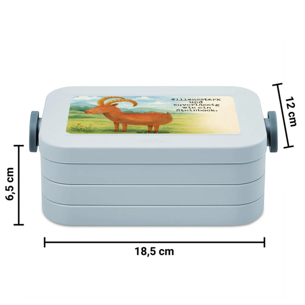 MEPAL Bentobox Sternzeichen Steinbock Design Bentobox, Lunchbox, Brotdose, Tierkreiszeichen, Sternzeichen, Horoskop, Astrologie, Aszendent, Ziege, Steinbock Geschenk, Steinbock Sternzeichen, Steinböcke, Geschenk Dezember, Geburtstag Dezember, Geschenk Januar, Geburtstag Januar, Bock