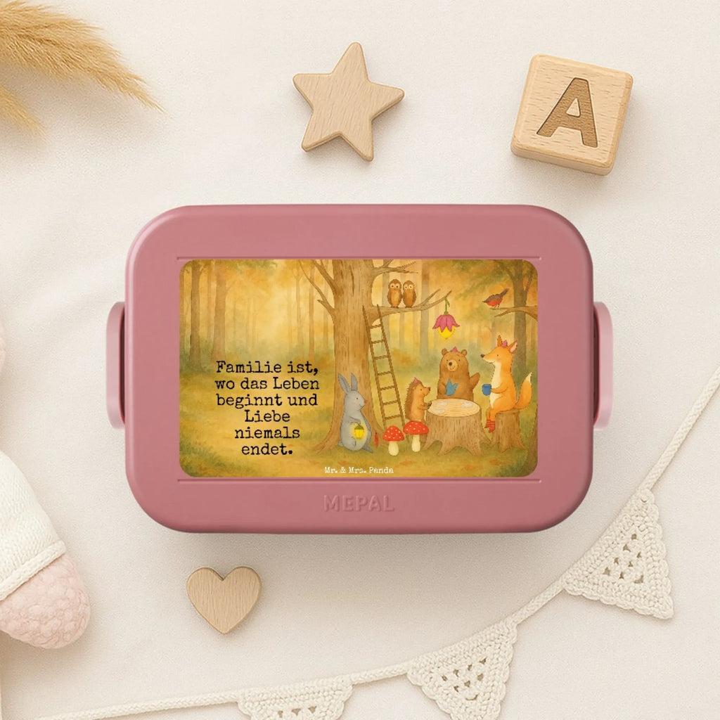 MEPAL Bentobox Waldtiere Picknick Design Bentobox, Lunchbox, Brotdose, Tiermotive, Gute Laune, lustige Sprüche, Tiere, Fuchs, Wald, Hase, Picknick, Igel, Waldtiere, Maus, Eichhörnchen