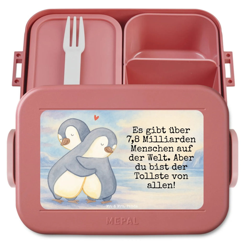 MEPAL Bentobox Pinguine Kuscheln Design Bentobox, Brotdose, Lunchbox, Liebe, Partner, Freund, Freundin, Ehemann, Ehefrau, Heiraten, Verlobung, Heiratsantrag, Liebesgeschenk, Jahrestag, Hocheitstag, Geschenk für Freundin, für Männer, Valentinstag, Liebesbeweis, für Ehemann, Hochzeitstag, Geschenk für Frauen, Mitbringsel, Geschenk für Partner
