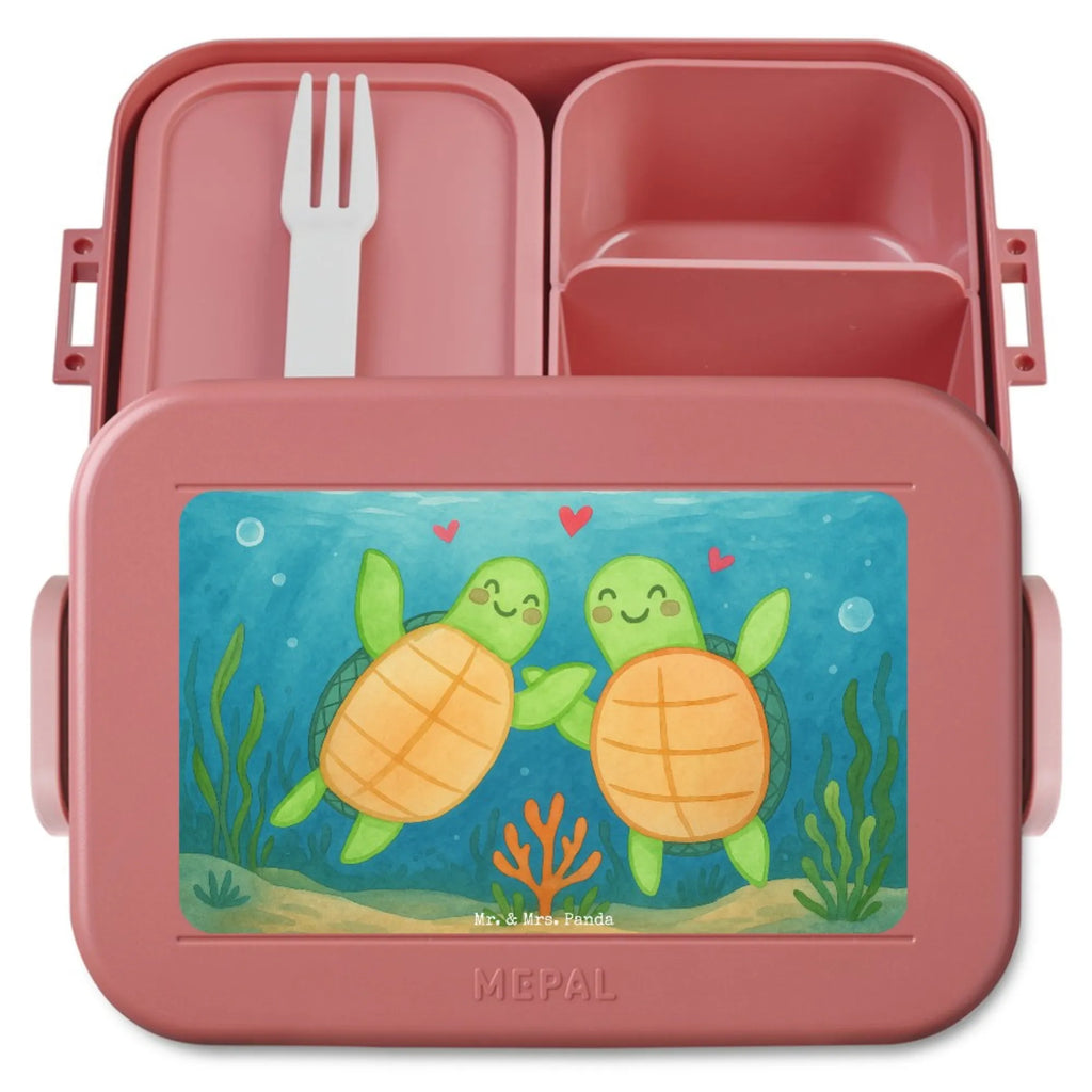 MEPAL Bentobox Schildkröten Paar Design Lunchbox, Brotdose, Bentobox, Liebe, Partner, Freund, Freundin, Ehemann, Ehefrau, Heiraten, Verlobung, Heiratsantrag, Liebesgeschenk, Jahrestag, Hocheitstag, Geschenk für Partner, Geschenk für Frauen, Geschenk für Freundin, Hochzeitstag, Mitbringsel, Liebesbeweis, für Männer, für Ehemann, Valentinstag