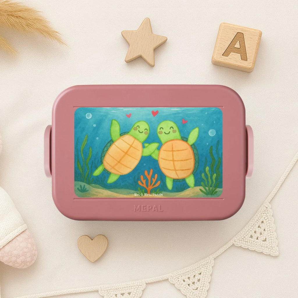 MEPAL Bentobox Schildkröten Paar Design Lunchbox, Brotdose, Bentobox, Liebe, Partner, Freund, Freundin, Ehemann, Ehefrau, Heiraten, Verlobung, Heiratsantrag, Liebesgeschenk, Jahrestag, Hocheitstag, Geschenk für Partner, Geschenk für Frauen, Geschenk für Freundin, Hochzeitstag, Mitbringsel, Liebesbeweis, für Männer, für Ehemann, Valentinstag