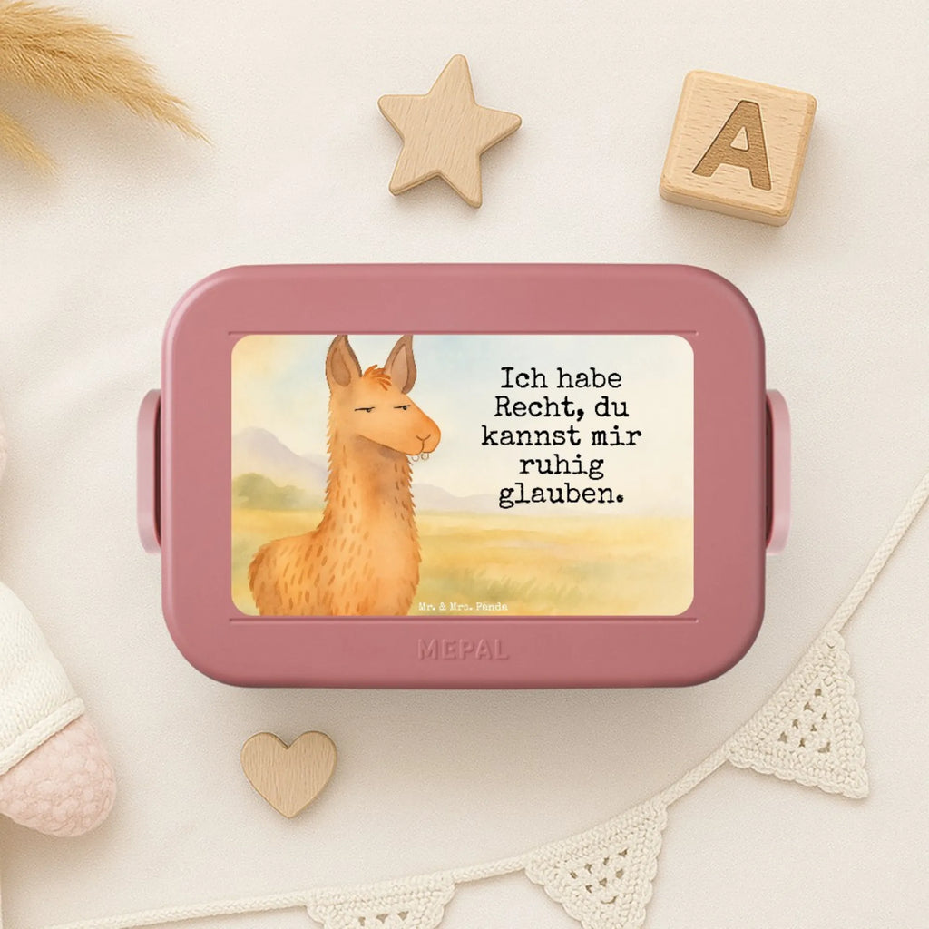 MEPAL Bentobox Lamakopf Genervt Design Lunchbox, Brotdose, Bentobox, Lama, Alpaka, Lamas, Büro, Büroalltag, Azubi, Chef, Chefin, genervt sein, Partnerin, Freundin, beste Freundin, Recht haben