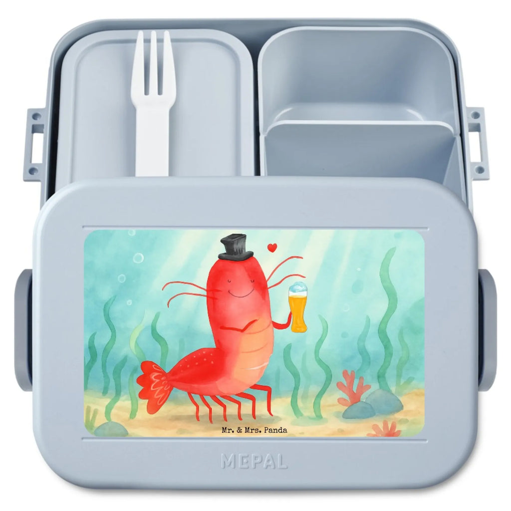 MEPAL Bentobox Hummer Weizen Design Lunchbox, Brotdose, Bentobox, Meerestiere, Meer, Urlaub, Garnelen, Bierliebhaber, Junggeselle, Junggesellin, Kneipe, Gasthaus, Kochen, Männerhaushalt, Garnele, Wirtschaft, Bier