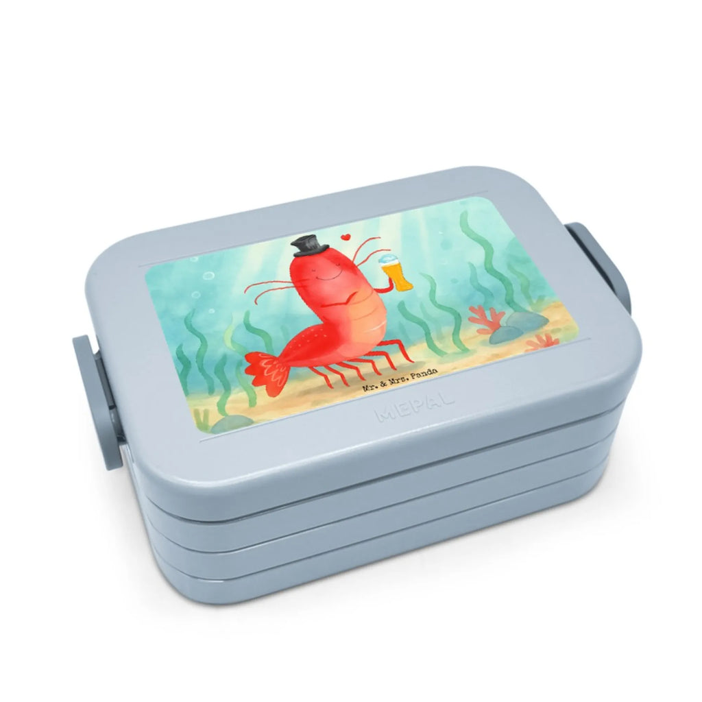 MEPAL Bentobox Hummer Weizen Design Lunchbox, Brotdose, Bentobox, Meerestiere, Meer, Urlaub, Garnelen, Bierliebhaber, Junggeselle, Junggesellin, Kneipe, Gasthaus, Kochen, Männerhaushalt, Garnele, Wirtschaft, Bier
