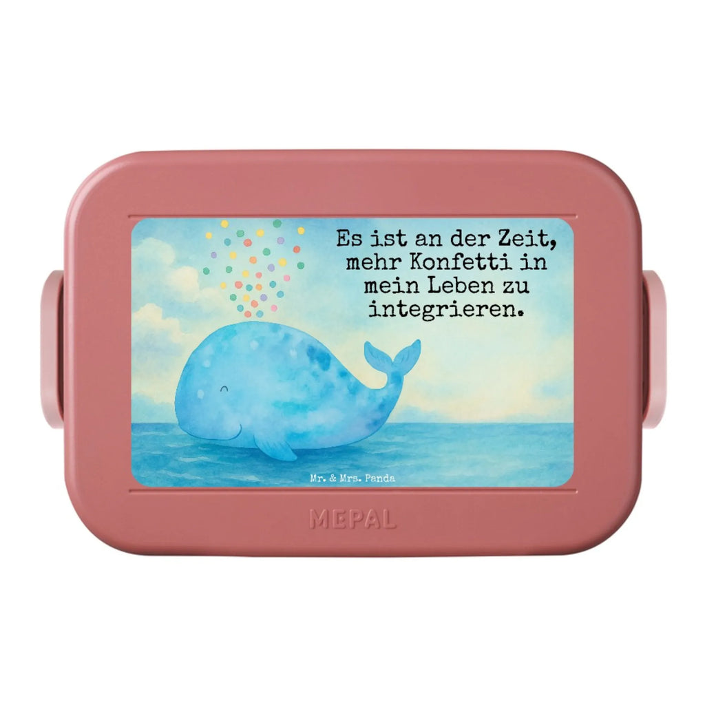 MEPAL Bentobox Wal Konfetti Design Lunchbox, Bentobox, Brotdose, Meerestiere, Meer, Urlaub, Wale, Lebensabschnitt, Diät, Wal, Neustart, Neuanfang, Motivation, Trennung, Abnehmen, Konfetti, Geburtstag