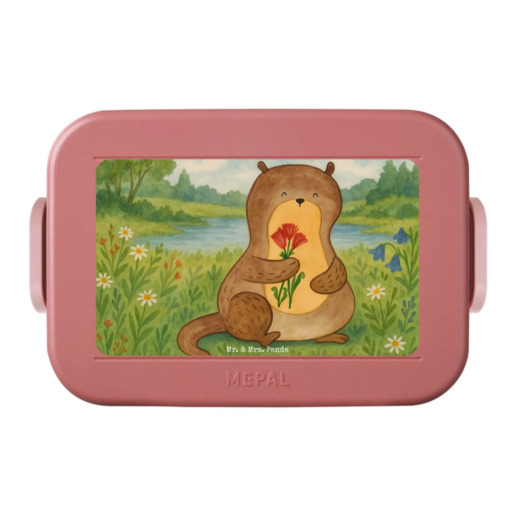 MEPAL Bentobox Otter Blumenstrauß Design Bentobox, Lunchbox, Brotdose, Otter, Fischotter, Seeotter, Otter Seeotter See Otter