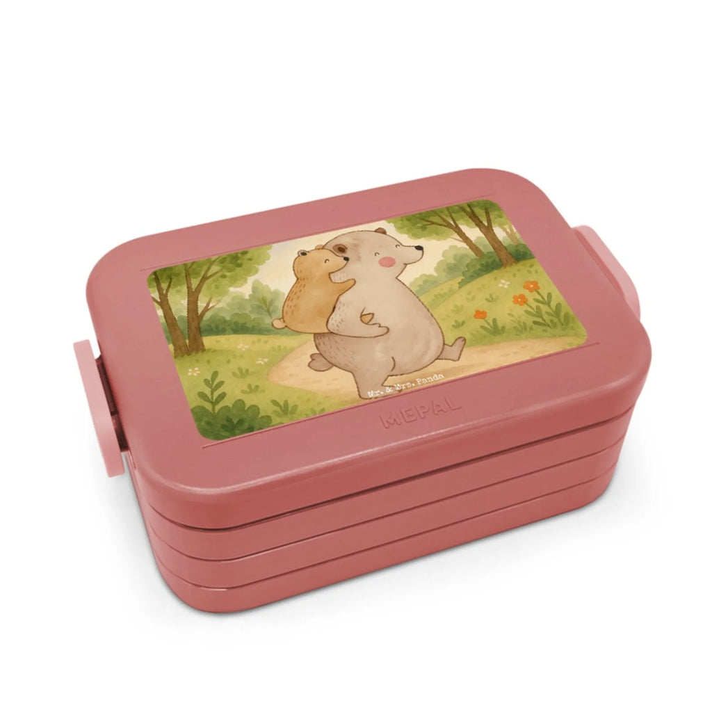 MEPAL Bentobox Papa Bär Design Lunchbox, Brotdose, Bentobox, Familie, Vatertag, Muttertag, Bruder, Schwester, Mama, Papa, Oma, Opa, Onkel, Papi, Geburtstag, Vati, Vater, Geschenk