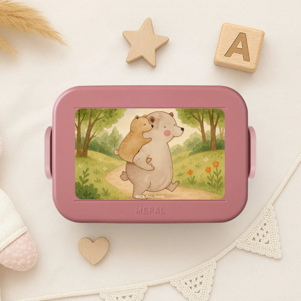MEPAL Bentobox Papa Bär Design Lunchbox, Brotdose, Bentobox, Familie, Vatertag, Muttertag, Bruder, Schwester, Mama, Papa, Oma, Opa, Onkel, Papi, Geburtstag, Vati, Vater, Geschenk