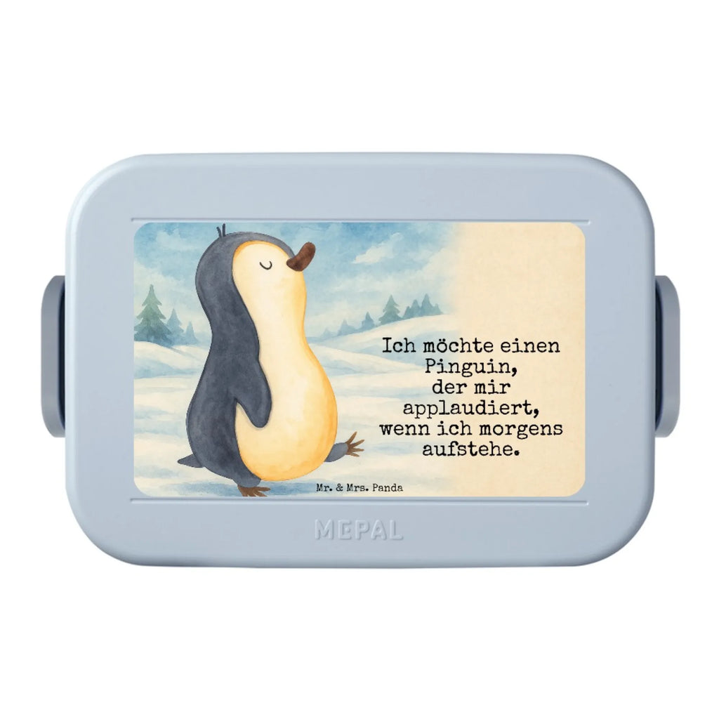 MEPAL Bentobox Pinguin marschieren Design Lunchbox, Brotdose, Bentobox, Pinguin, Schwester, Langschläfer, Frühaufsteher, Familie, Bruder, Pinguine