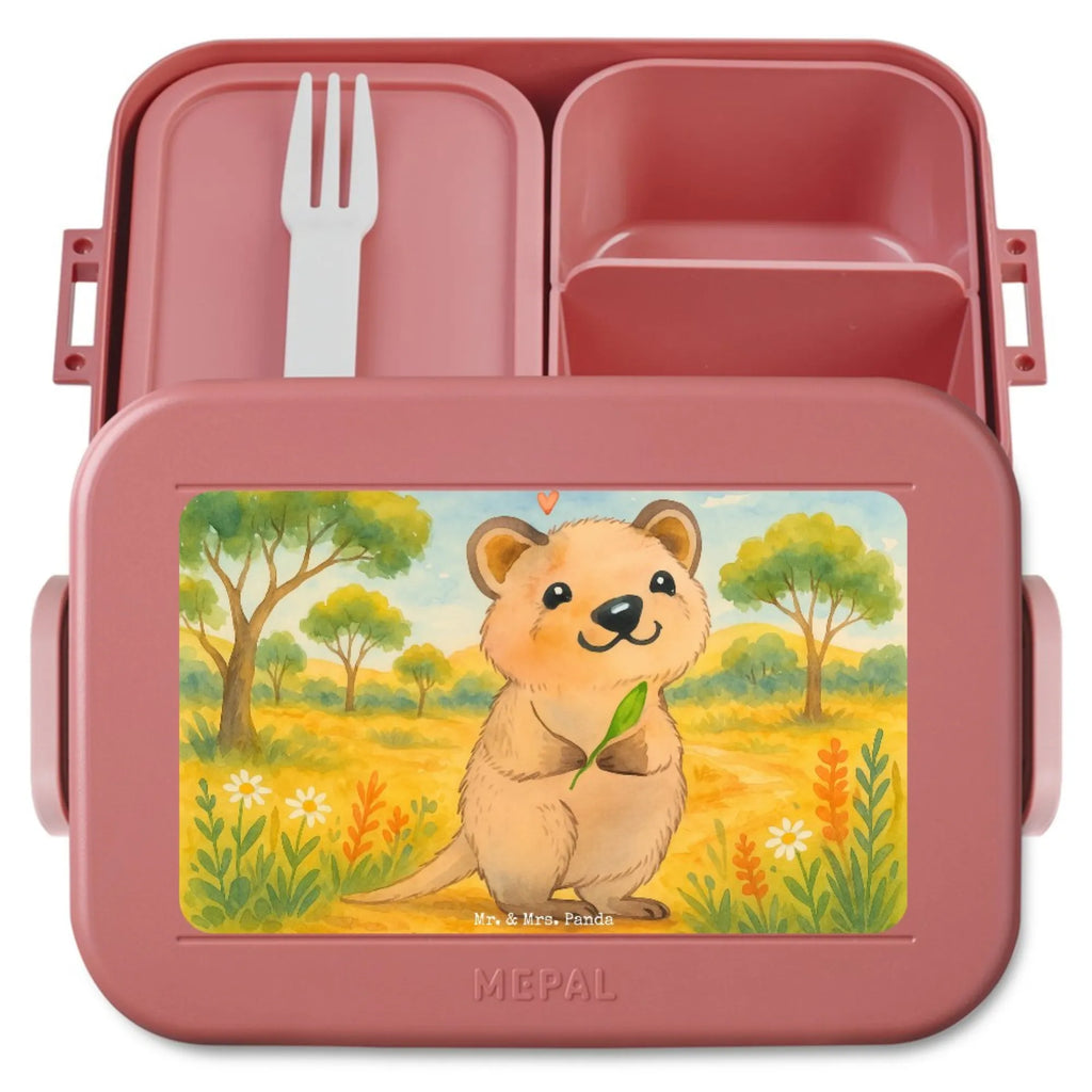 MEPAL Bentobox Quokka Happy Design Lunchbox, Brotdose, Bentobox, Tiermotive, Gute Laune, lustige Sprüche, Tiere, Lustiger Spruch, Aufschieberitis, Quokka, Niedliches Tier, Dinge erledigen, Verschieben
